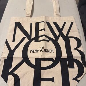 The New Yorker Classic Canvas Tote Bag